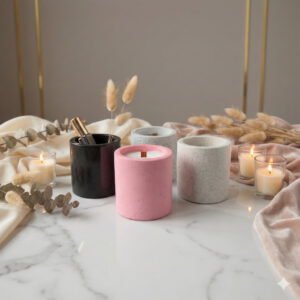 Hũ nến kimsa quà tặng handmade sang trọng decor phòng sang