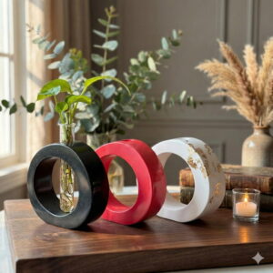 Lọ hoa Jesmonite Terrazzo – Decor tối giản phong cách Bắc Âu, sang trọng và tinh tế